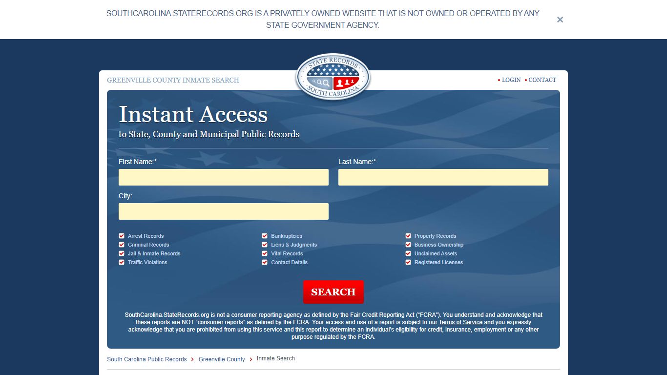Greenville County Inmate Search - StateRecords.org